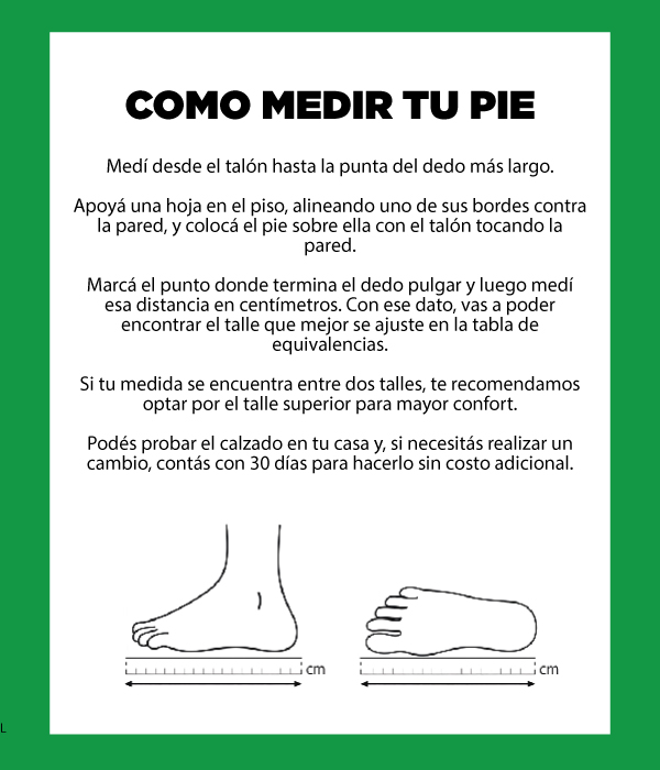 ¿Cómo se mi talle? 